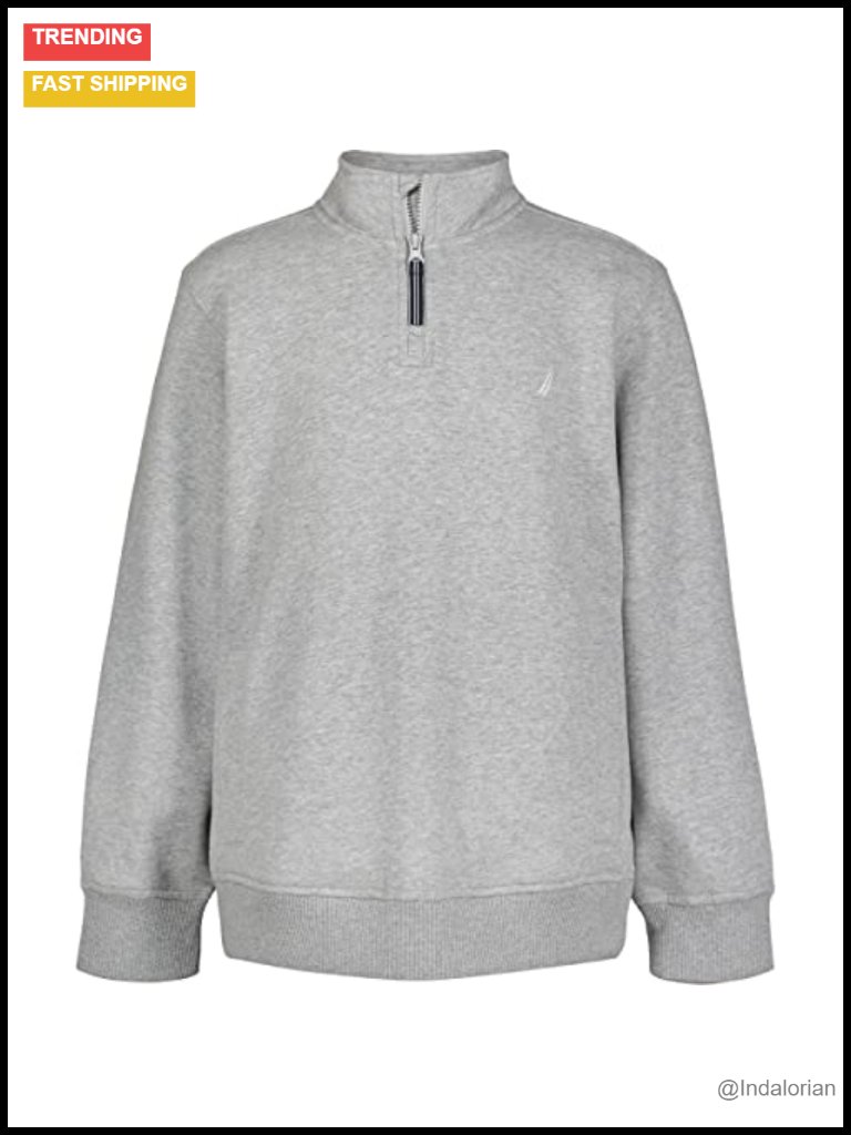 Long Sleeve Fleece Quarter Zip Pullover Jacket With Pockets